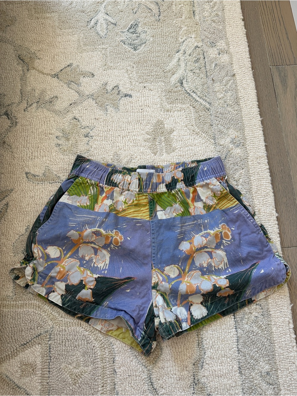 Saturdays NYC Lavender Floral Shorts